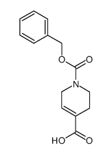 1-benzyloxycarbonyl-1,2,3,6-tetrahydropyridine-4-carboxylic acid结构式