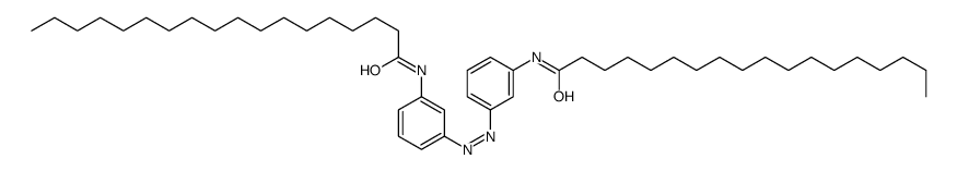 N-[3-[[3-(octadecanoylamino)phenyl]diazenyl]phenyl]octadecanamide Structure