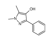 1,5-dimethyl-3-phenylpyrazol-4-ol结构式