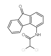 2,2-dichloro-N-(9-oxofluoren-4-yl)acetamide Structure