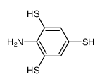 2-amino-benzene-1,3,5-trithiol Structure