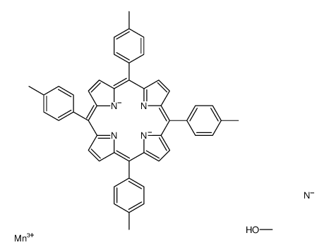 manganese(3+),methanol,nitroxyl anion,5,10,15,20-tetrakis(4-methylphenyl)porphyrin-22,24-diide Structure