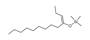 (E)-4-(trimethylsiloxy)-3-tridecene Structure