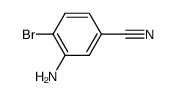 3-氨基-4-溴苯甲腈结构式