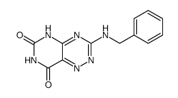 3-benzylamino-5H-pyrimido[4,5-e][1,2,4]triazine-6,8-dione Structure