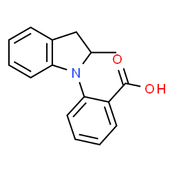 2-(2,3-Dihydro-2-methyl-1H-indol-1-yl)benzoic acid Structure