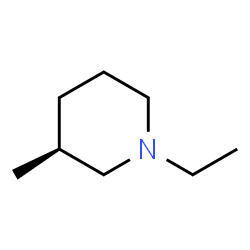 Piperidine, 1-ethyl-3-methyl-, (3S)- (9CI) Structure