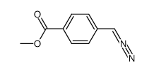 [p-(methoxycarbonyl)phenyl]diazomethane结构式