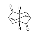 (-)-Tricyclo[3.3.2.03.7]decane-2,6-dione结构式