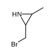 Aziridine, 2-(bromomethyl)-3-methyl- (5CI)结构式