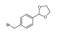 2-[4-(bromomethyl)phenyl]-1,3-dioxolane结构式