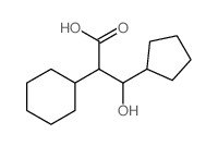 2-cyclohexyl-3-cyclopentyl-3-hydroxy-propanoic acid Structure