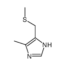 5-methyl-4-(methylsulfanylmethyl)-1H-imidazole结构式