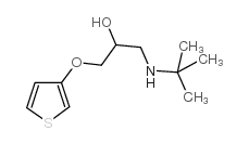 2-Propanol, 1-(tert-butylamino)-3-(3-thienyloxy)-结构式