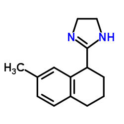 1H-Imidazole,4,5-dihydro-2-(1,2,3,4-tetrahydro-7-methyl-1-naphthalenyl)-(9CI)结构式