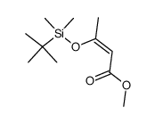 methyl (Z)-3-((tert-butyldimethylsilyl)oxy)but-2-enoate Structure