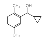 Benzenemethanol, a-cyclopropyl-2,5-dimethyl- structure