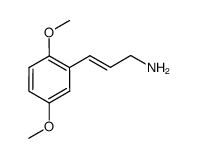 2-Propen-1-amine,3-(2,5-dimethoxyphenyl)-,(E)-(9CI)结构式