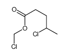 chloromethyl 4-chloropentanoate结构式