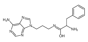 2-amino-N-[3-(6-aminopurin-9-yl)propyl]-3-phenylpropanamide Structure