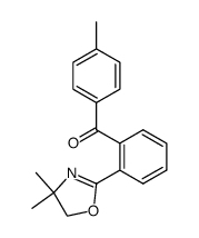 (2-(4,4-dimethyl-4,5-dihydrooxazol-2-yl)phenyl)(p-tolyl)methanone Structure