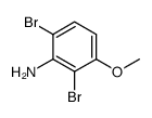 2,6-dibromo-3-methoxy-aniline Structure