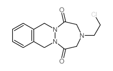1H-[1,2,5]Triazepino[1,2-b]phthalazine-1,5(2H)-dione,3-(2-chloroethyl)-3,4,7,12-tetrahydro- structure