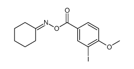 Cyclohexanone, O-(3-iodo-4-methoxybenzoyl)oxime Structure