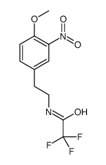 2,2,2-trifluoro-N-[2-(4-methoxy-3-nitrophenyl)ethyl]acetamide结构式
