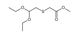 Methyl (2,2-diethoxyethylthio)acetate结构式