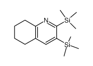 2,3-bis(trimethylsilyl)-5,6,7,8-tetrahydroquinoline结构式