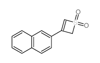 3-naphthalen-2-yl-2H-thiete 1,1-dioxide Structure