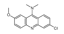 6-chloro-2-methoxy-N,N-dimethylacridin-9-amine Structure