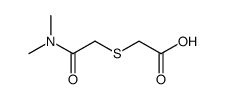 Acetic acid, 2-[[2-(dimethylamino)-2-oxoethyl]thio]结构式