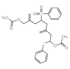 1,8-Octanediol,3,7-bis(methylene)-5-(phenylsulfonyl)-1-(phenylthio)-, 1,8-diacetate picture