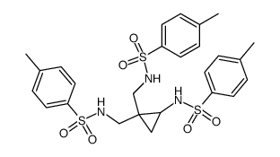 2-(toluene-4-sulfonylamino)-1,1-bis-[(toluene-4-sulfonylamino)-methyl]-cyclopropane Structure