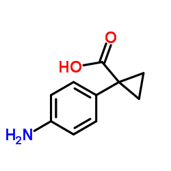 1-(4-Aminophenyl)cyclopropanecarboxylic acid Structure