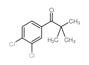3',4'-DICHLORO-2,2-DIMETHYLPROPIOPHENONE结构式