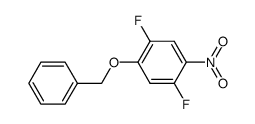 1-(benzyloxy)-2,5-difluoro-4-nitrobenzene结构式