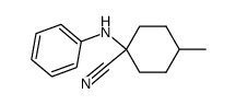 1-anilino-(4-methylcyclohexane)carbonitrile结构式