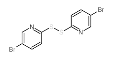 1,2-Bis(5-bromopyridin-2-yl)disulfane structure