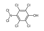 2,3,5,6-tetrachloro-4-dichloroamino-phenol Structure