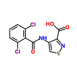 4-[(2,6-Dichlorobenzoyl)amino]-1,2-thiazole-3-carboxylic acid结构式