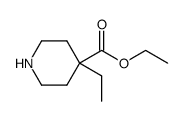 ethyl 4-ethylpiperidine-4-carboxylate结构式