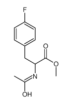 methyl 2-acetamido-3-(4-fluorophenyl)propanoate结构式