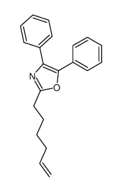 2-hex-5-enyl-4,5-diphenyl-1,3-oxazole Structure