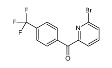 (6-bromopyridin-2-yl)-[4-(trifluoromethyl)phenyl]methanone结构式