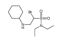 1-bromo-2-(cyclohexylamino)-N,N-diethylethanesulfonamide结构式