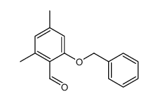 2,4-dimethyl-6-phenylmethoxybenzaldehyde Structure