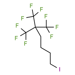 2,2-BIS(TRIFLUOROMETHYL)-6-IODO-1,1,1-TRIFLUOROHEXANE结构式